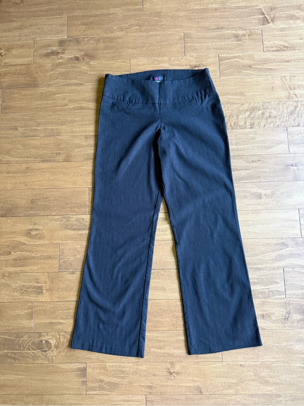 MXM Black Boot-Cut Pants